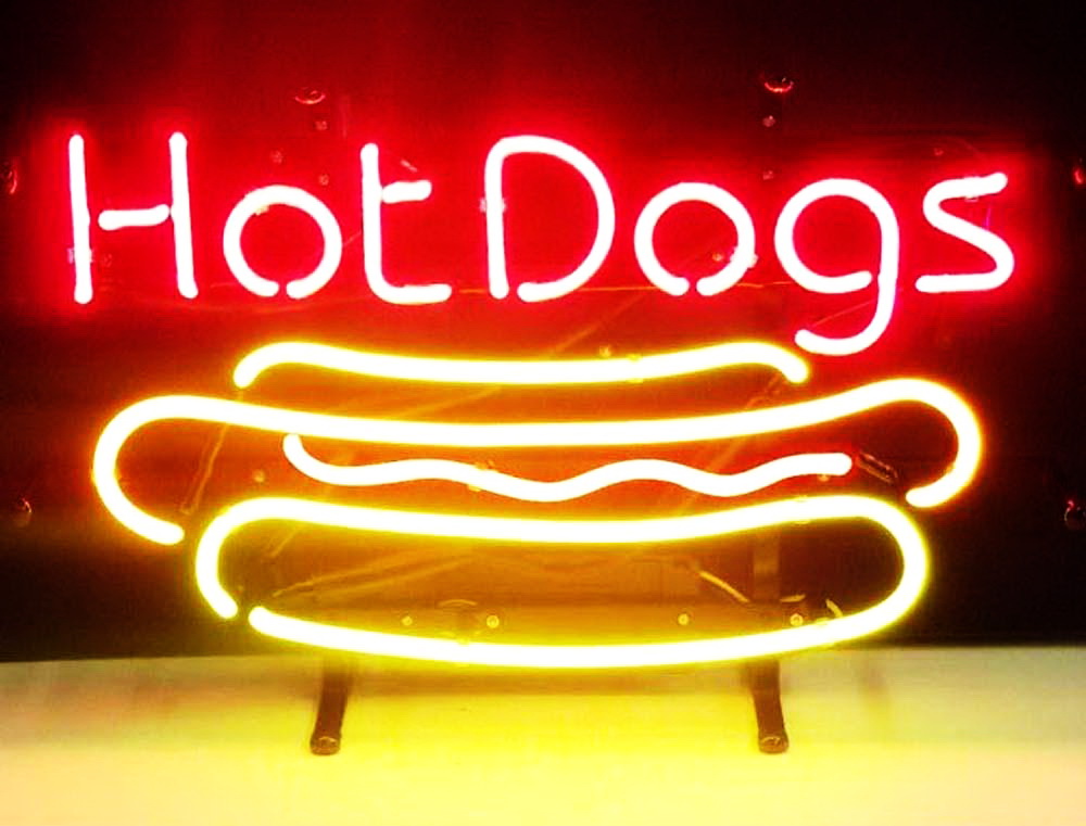 Hot Dogs Neon Sign